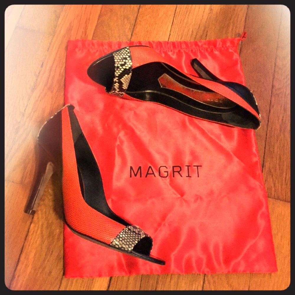 MAGRIT pumps shoes EU size 37 all leather